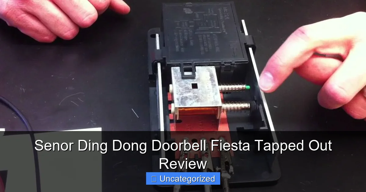 Senor Ding Dong Doorbell Fiesta Tapped Out Review