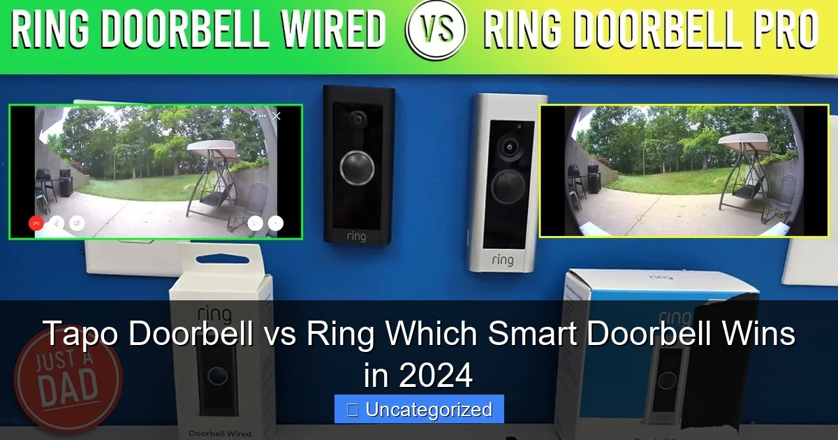 Tapo Doorbell vs Ring Which Smart Doorbell Wins in 2024