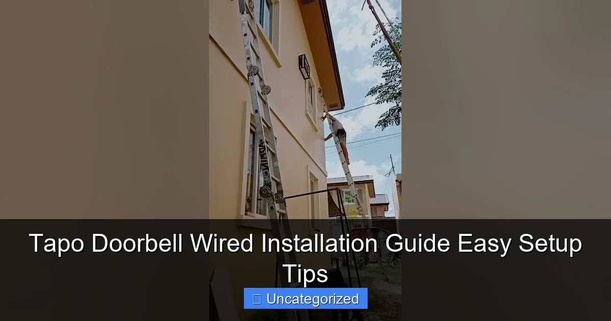 Tapo Doorbell Wired Installation Guide Easy Setup Tips