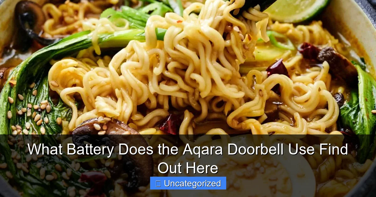 What Battery Does the Aqara Doorbell Use Find Out Here