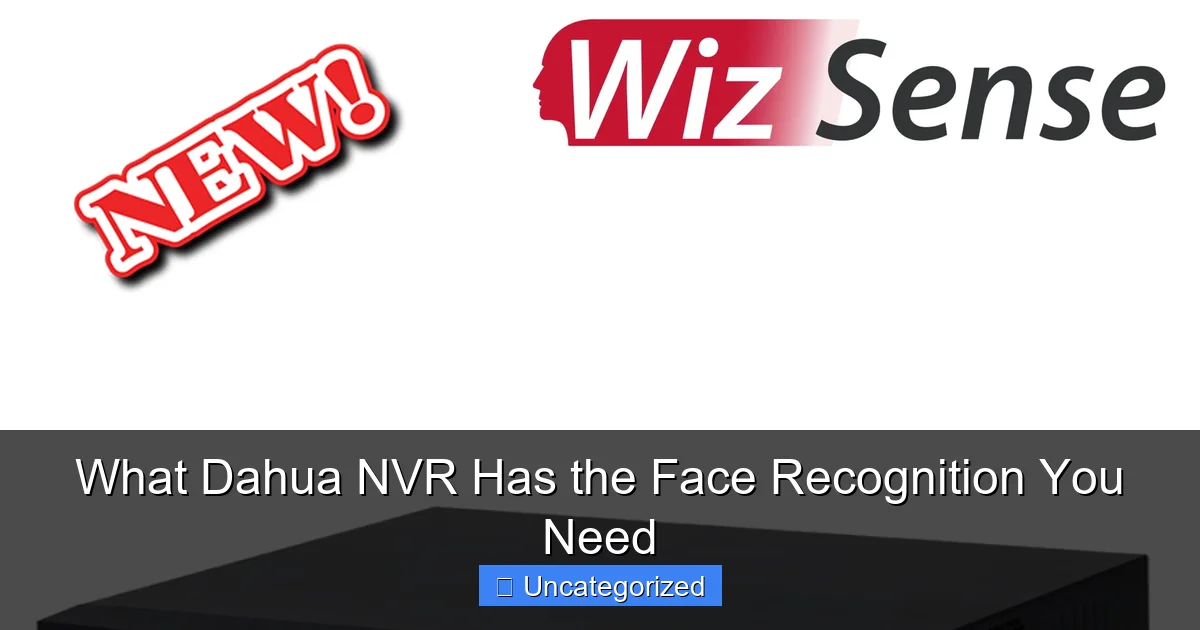 What Dahua NVR Has the Face Recognition You Need