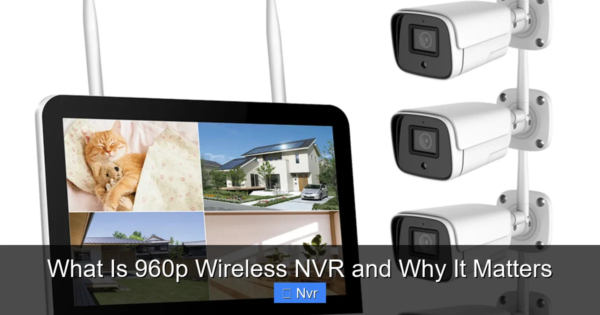 Featured image for What Is 960p Wireless NVR and Why It Matters
