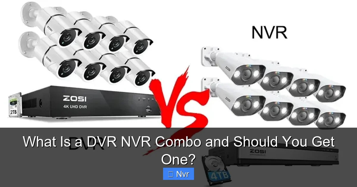 Featured image for What Is a DVR NVR Combo and Should You Get One?
