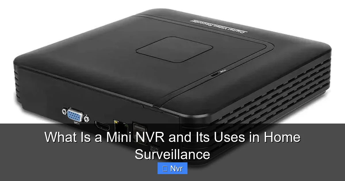 Featured image for What Is a Mini NVR and Its Uses in Home Surveillance