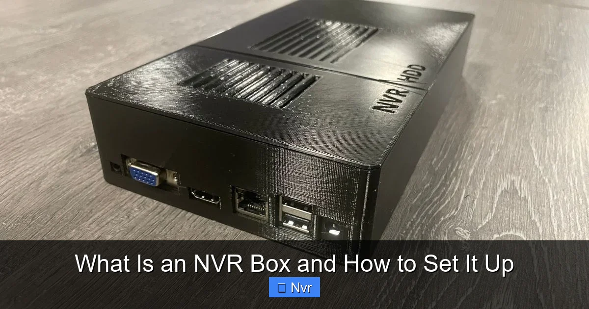 Featured image for What Is an NVR Box and How to Set It Up