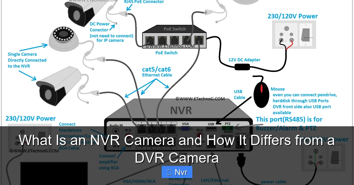 Featured image for What Is an NVR Camera and How It Differs from a DVR Camera
