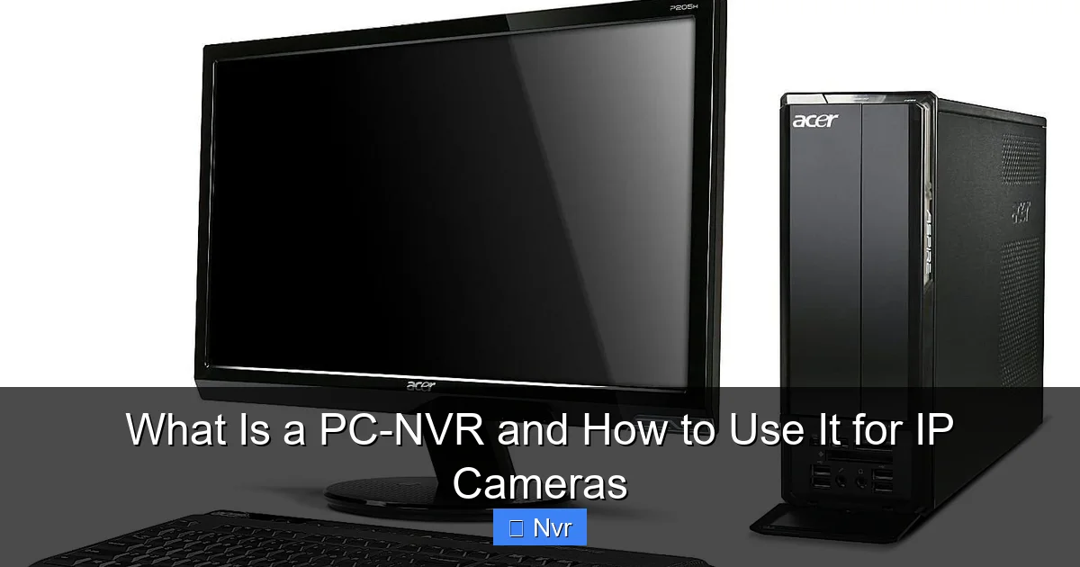 Featured image for What Is a PC-NVR and How to Use It for IP Cameras