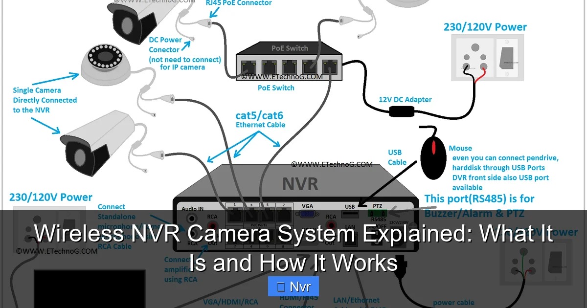 Featured image for Wireless NVR Camera System Explained: What It Is and How It Works