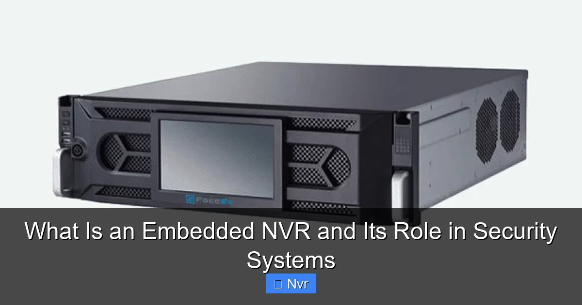 Featured image for What Is an Embedded NVR and Its Role in Security Systems