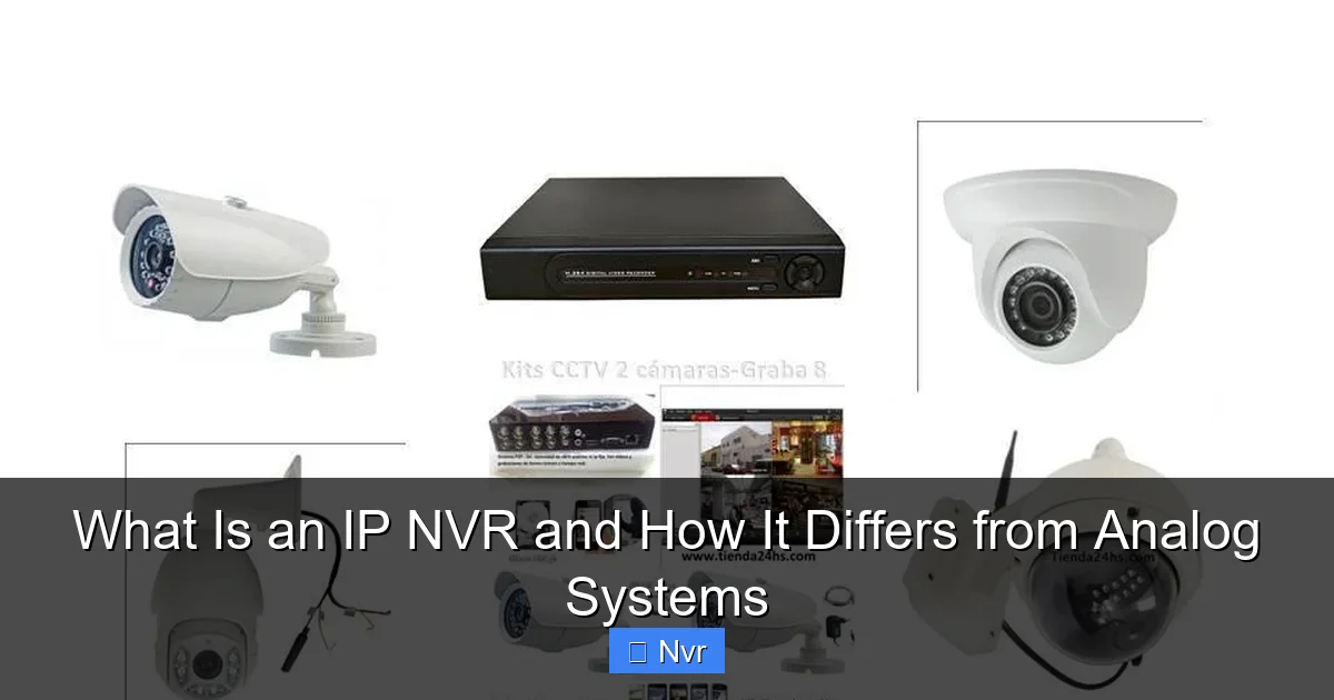 Featured image for What Is an IP NVR and How It Differs from Analog Systems