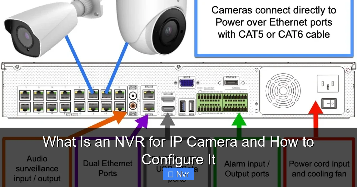 Featured image for What Is an NVR for IP Camera and How to Configure It
