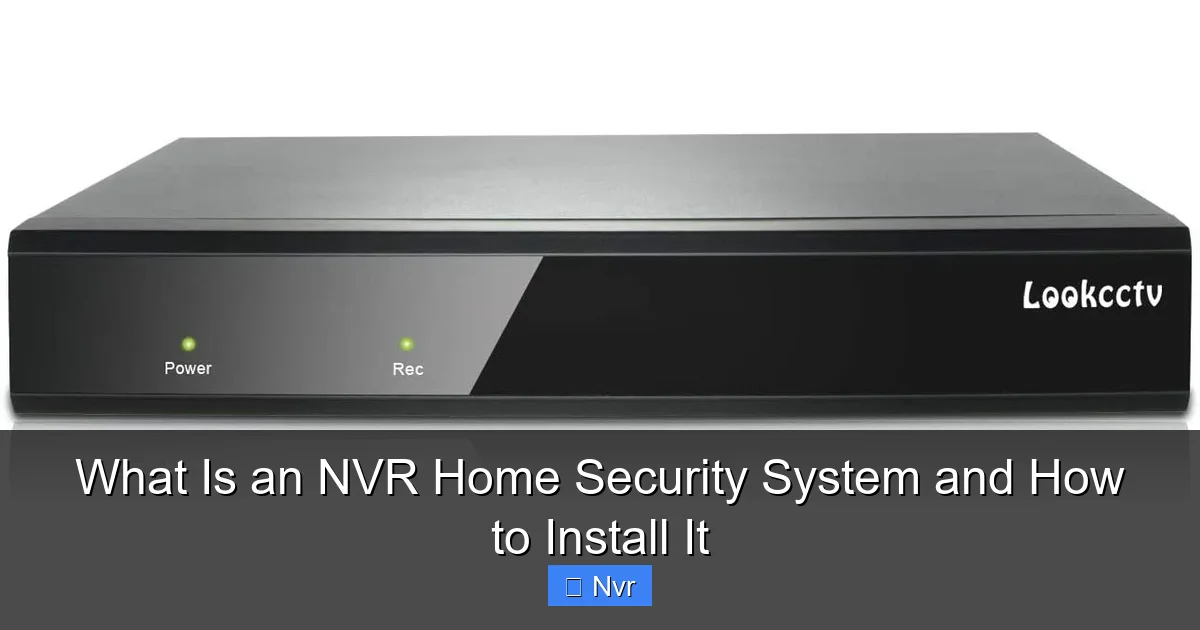 Featured image for What Is an NVR Home Security System and How to Install It
