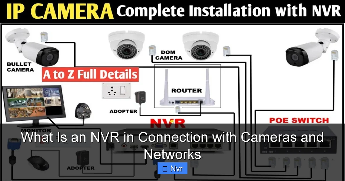 Featured image for What Is an NVR in Connection with Cameras and Networks