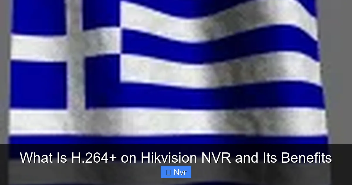 Featured image for What Is H.264+ on Hikvision NVR and Its Benefits