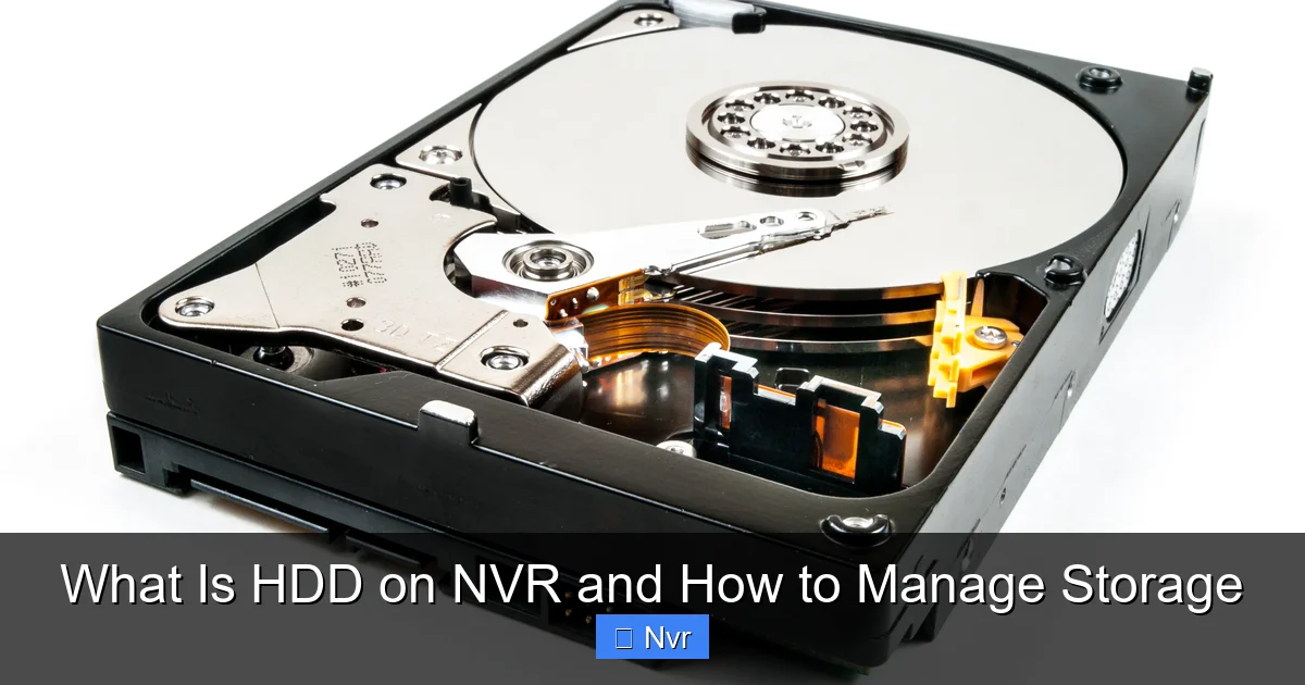 Featured image for What Is HDD on NVR and How to Manage Storage