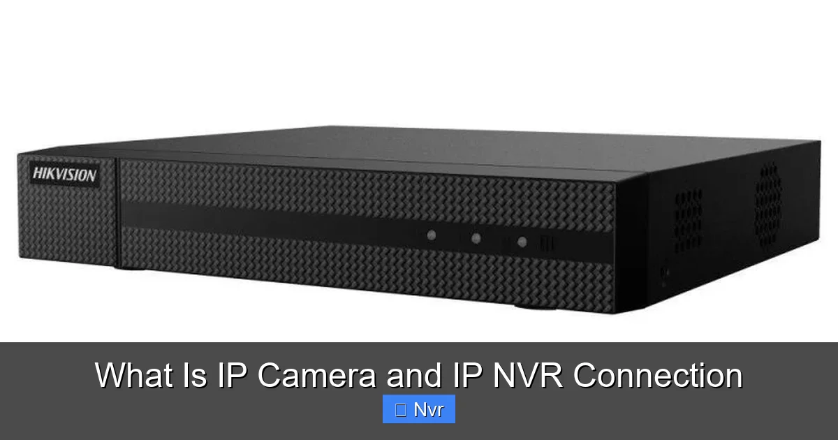 Featured image for What Is IP Camera and IP NVR Connection