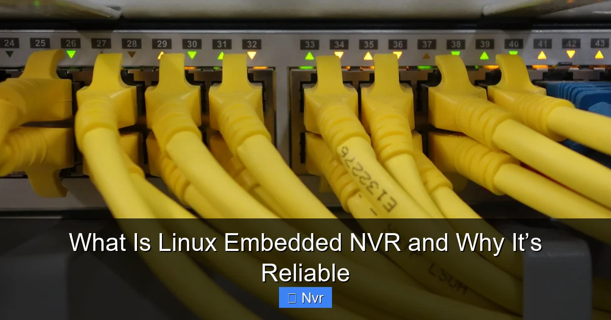 Featured image for What Is Linux Embedded NVR and Why It’s Reliable