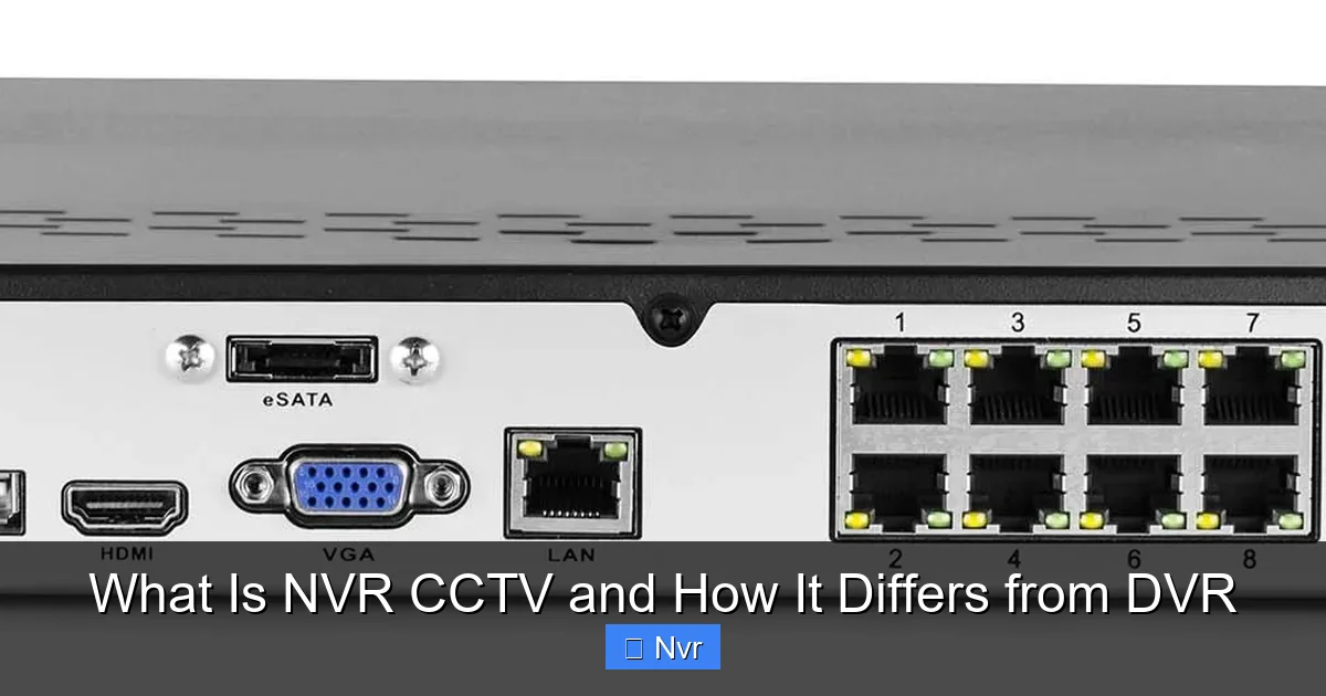 Featured image for What Is NVR CCTV and How It Differs from DVR