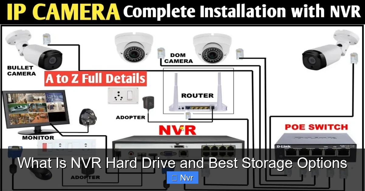 Featured image for What Is NVR Hard Drive and Best Storage Options