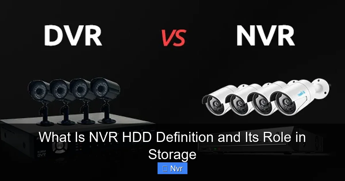 Featured image for What Is NVR HDD Definition and Its Role in Storage