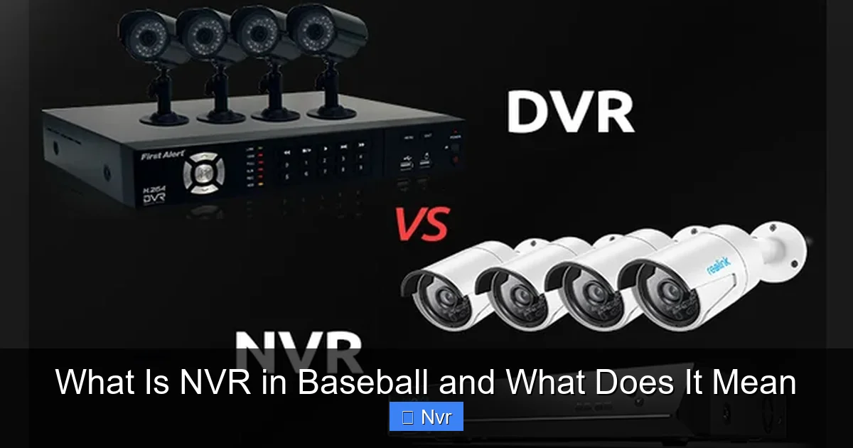 Featured image for What Is NVR in Baseball and What Does It Mean