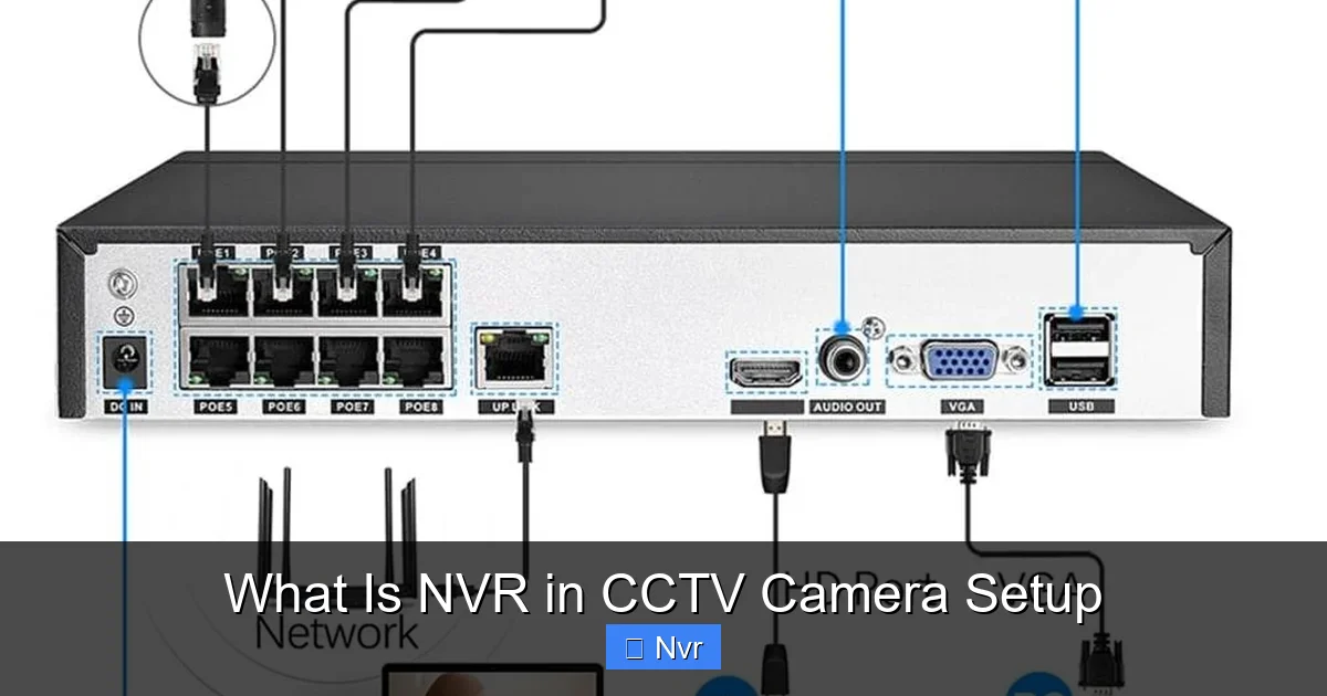 Featured image for What Is NVR in CCTV Camera Setup