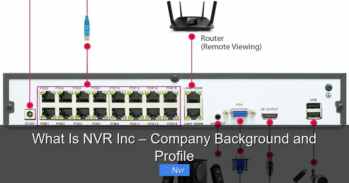 Featured image for What Is NVR Inc – Company Background and Profile