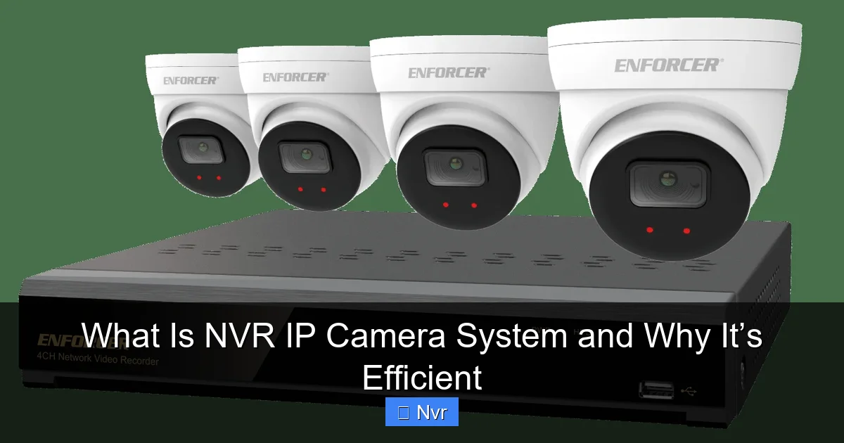 Featured image for What Is NVR IP Camera System and Why It’s Efficient