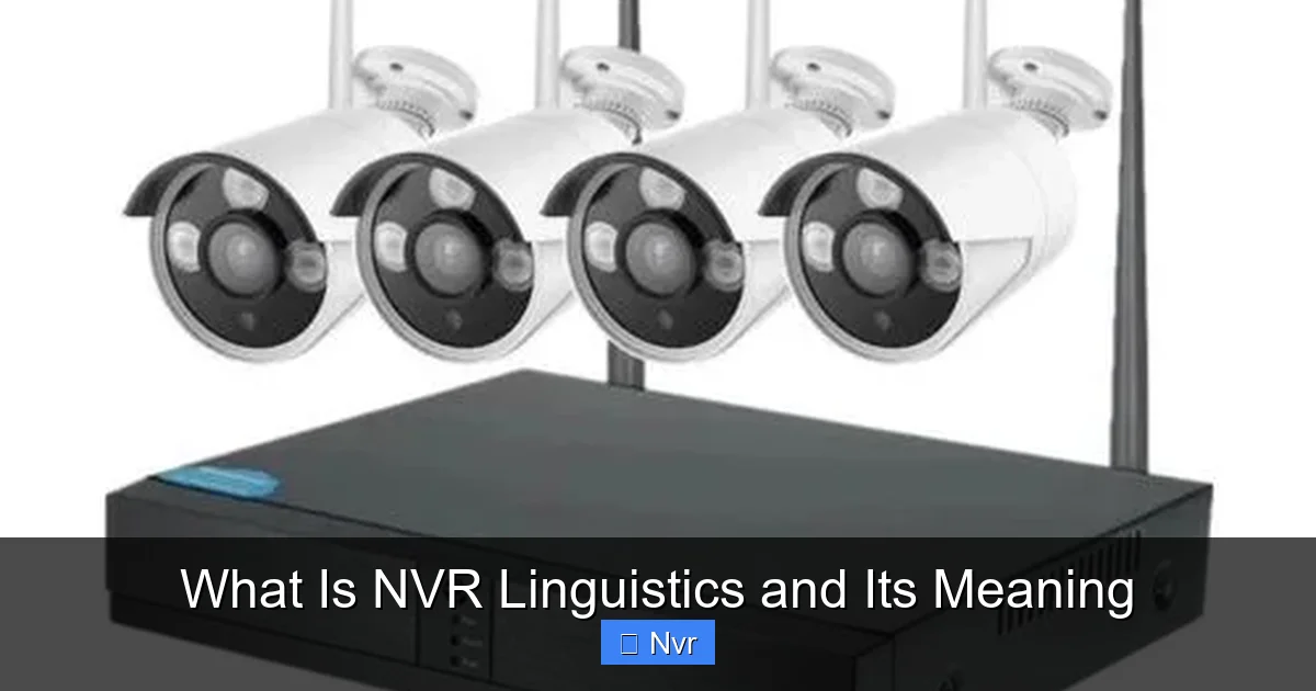 Featured image for What Is NVR Linguistics and Its Meaning