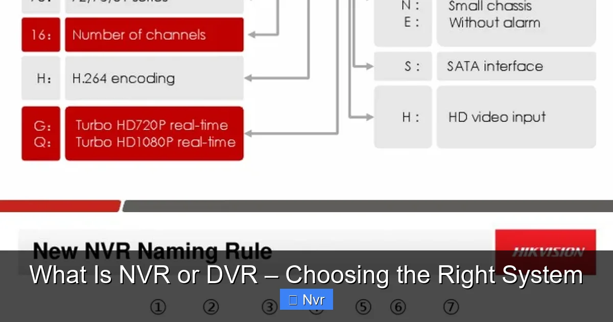 Featured image for What Is NVR or DVR – Choosing the Right System