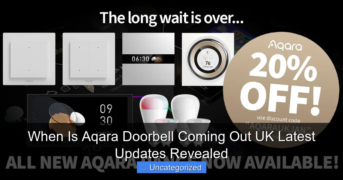 When Is Aqara Doorbell Coming Out UK Latest Updates Revealed