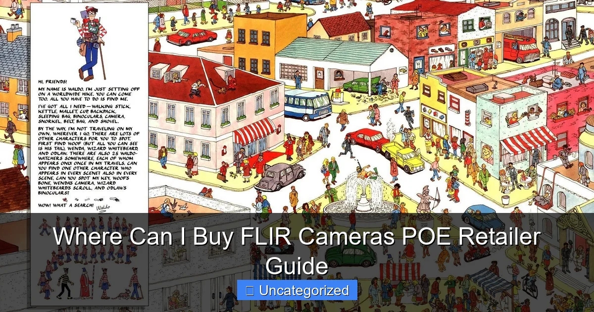 Where Can I Buy FLIR Cameras POE Retailer Guide