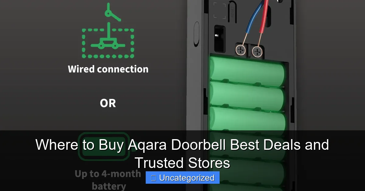 Where to Buy Aqara Doorbell Best Deals and Trusted Stores
