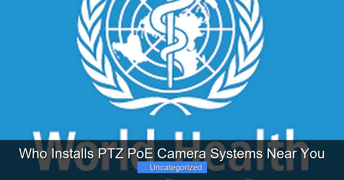 Who Installs PTZ PoE Camera Systems Near You