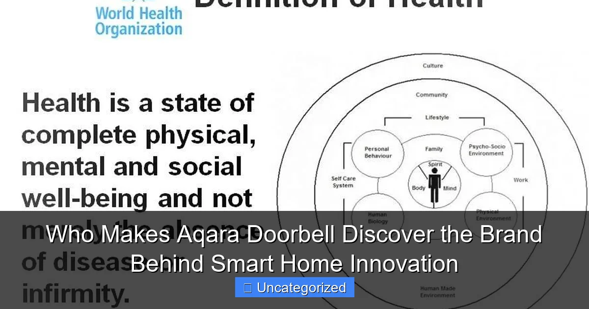 Who Makes Aqara Doorbell Discover the Brand Behind Smart Home Innovation