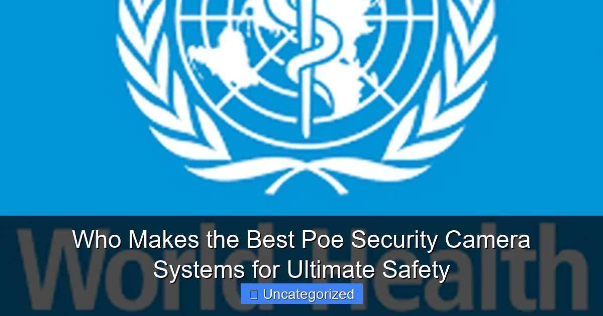 Who Makes the Best Poe Security Camera Systems for Ultimate Safety