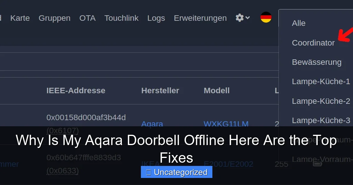 Why Is My Aqara Doorbell Offline Here Are the Top Fixes