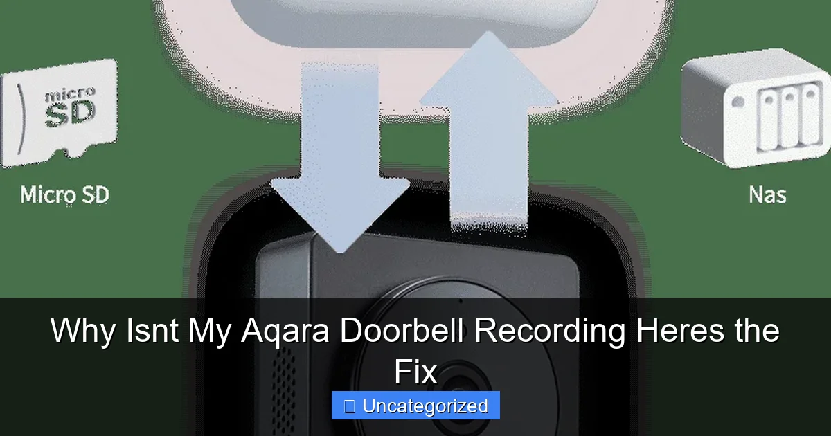 Why Isnt My Aqara Doorbell Recording Heres the Fix