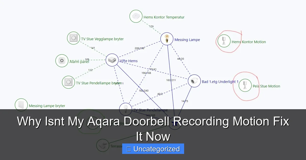 Why Isnt My Aqara Doorbell Recording Motion Fix It Now