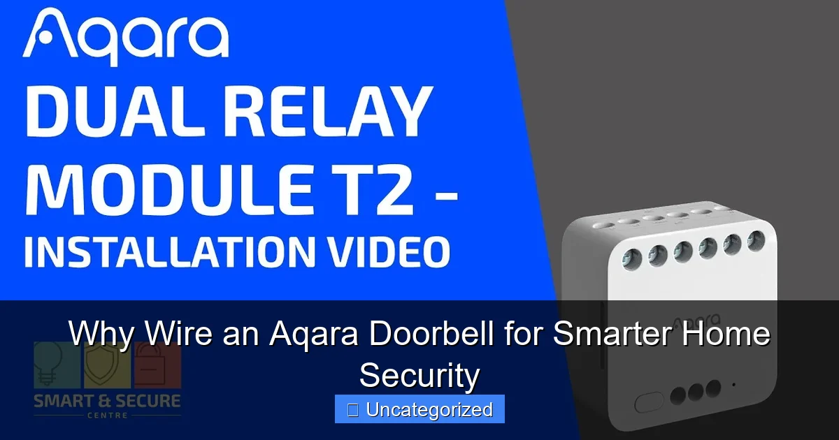 Why Wire an Aqara Doorbell for Smarter Home Security
