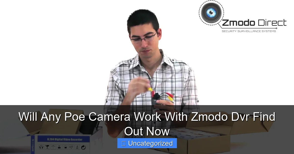 Will Any Poe Camera Work With Zmodo Dvr Find Out Now