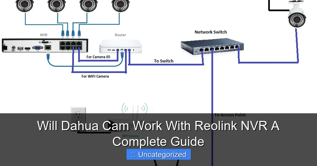 Will Dahua Cam Work With Reolink NVR A Complete Guide