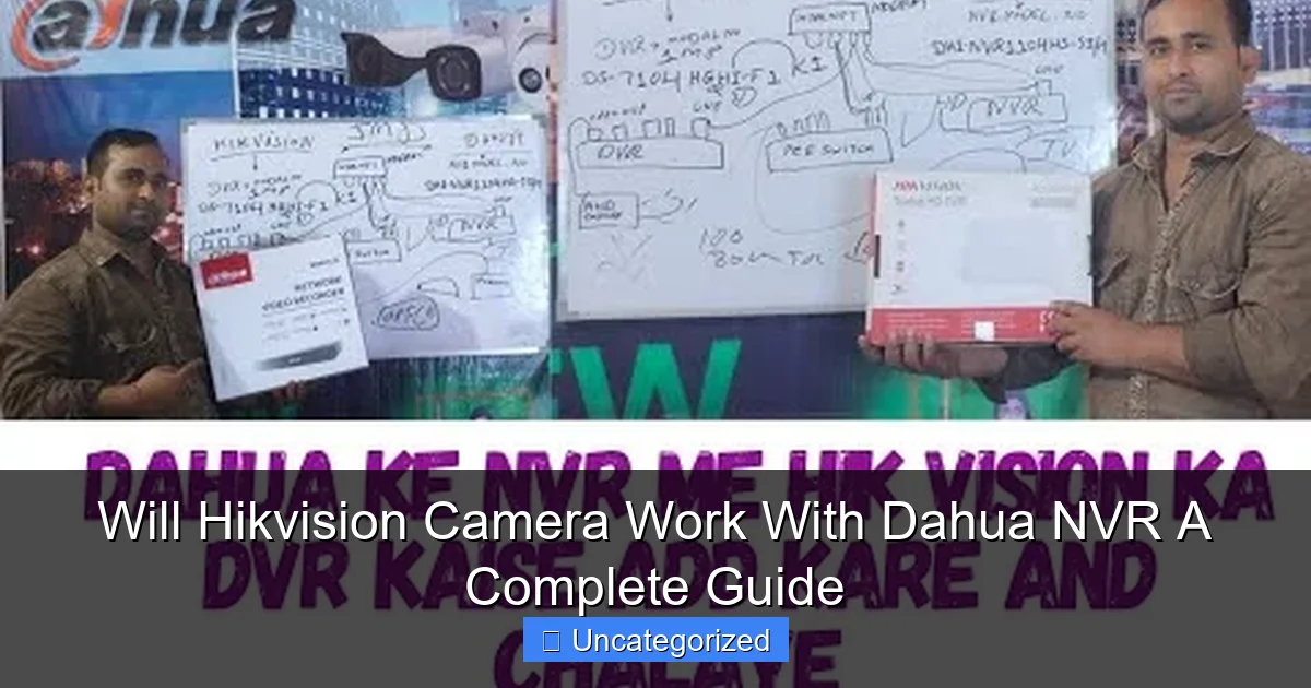 Will Hikvision Camera Work With Dahua NVR A Complete Guide