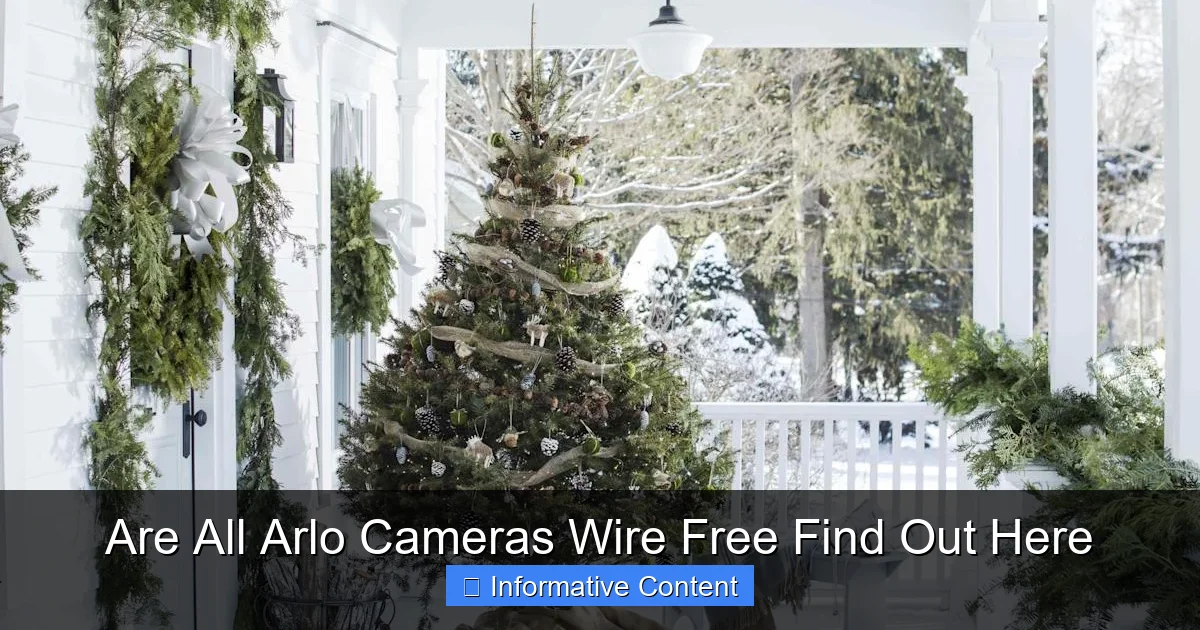 Are All Arlo Cameras Wire Free Find Out Here