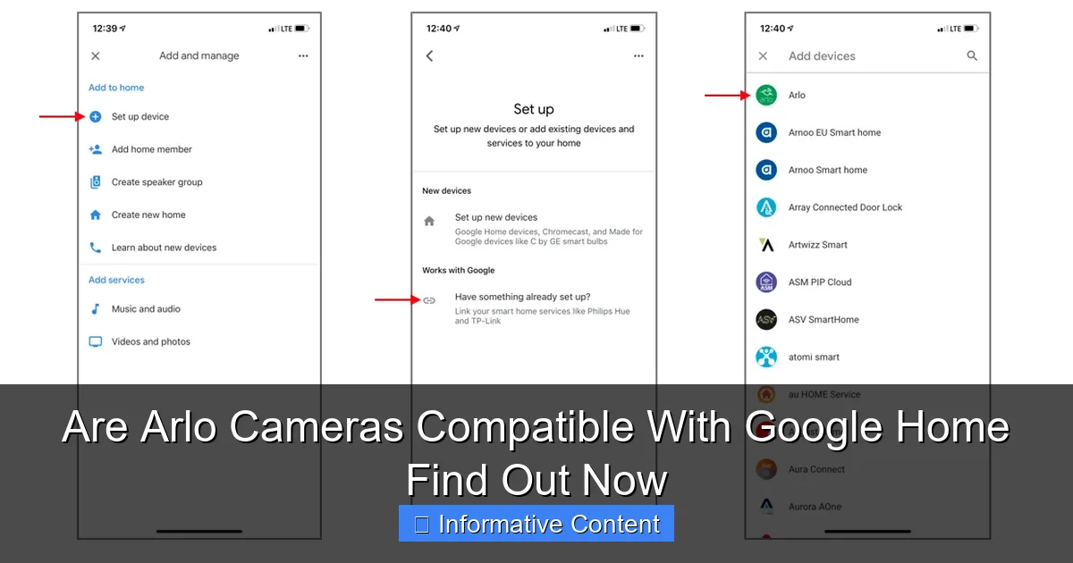 Are Arlo Cameras Compatible With Google Home Find Out Now