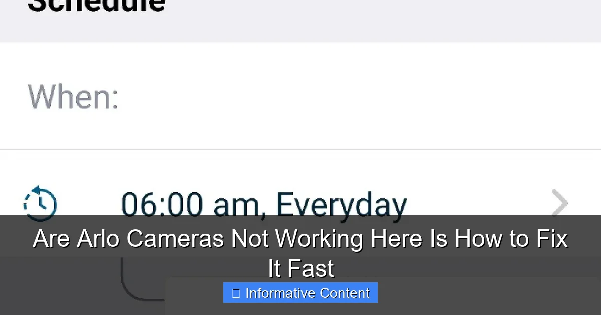 Are Arlo Cameras Not Working Here Is How to Fix It Fast