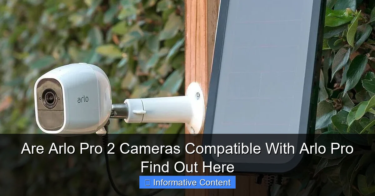 Are Arlo Pro 2 Cameras Compatible With Arlo Pro Find Out Here