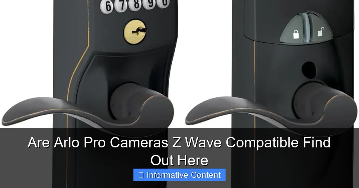 Are Arlo Pro Cameras Z Wave Compatible Find Out Here