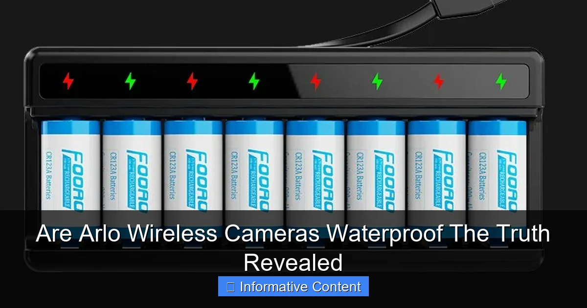 Are Arlo Wireless Cameras Waterproof The Truth Revealed