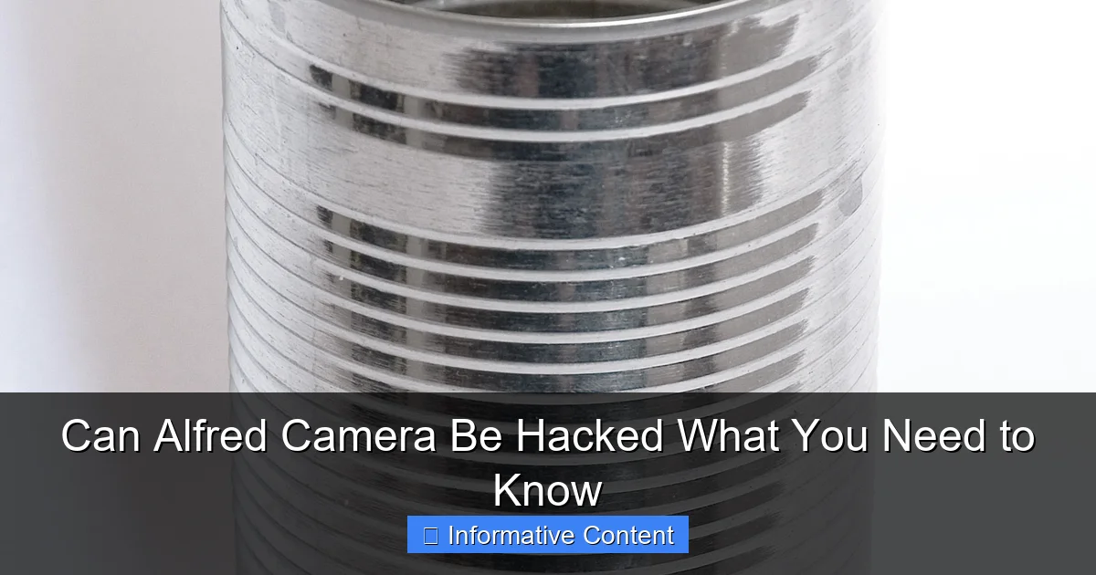 Can Alfred Camera Be Hacked What You Need to Know